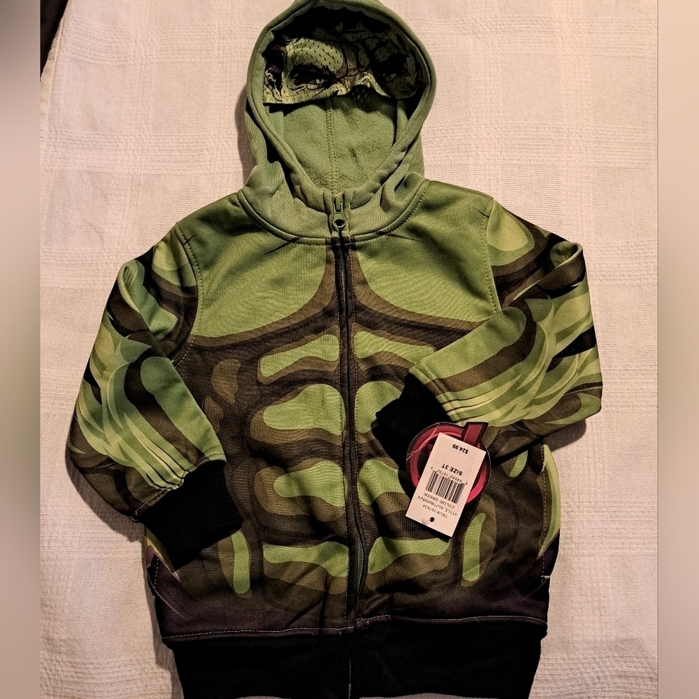 Marvel Avengers Age of Ultron boys size 3T zip up hoodie, New